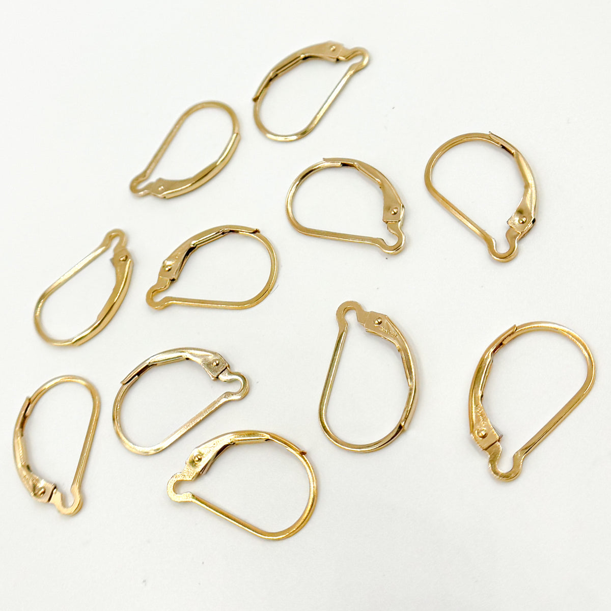 Gold-Filled Plain Leverback Interchangeable Ear Wire
