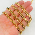 Load image into Gallery viewer, Y78GP. Gold Plated 925 Sterling Silver Flat Marina Chain