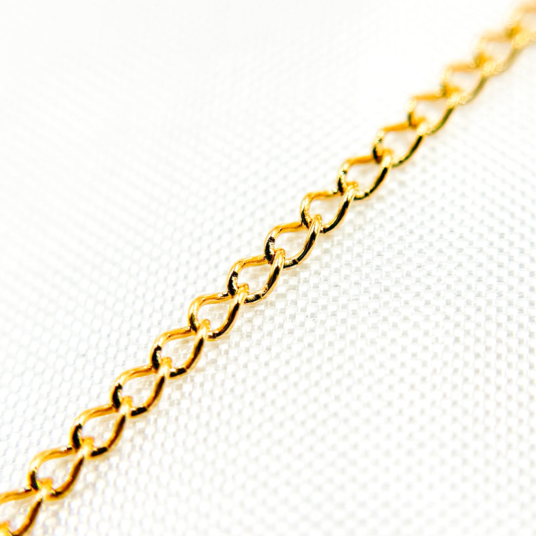 1318CGF. 14K Gold Filled Curb Chain