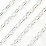 Load image into Gallery viewer, V23SS. Sterling Silver Smooth Oval Link Chain