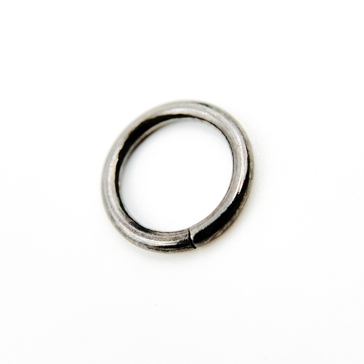 Black Rhodium Open Jump Ring