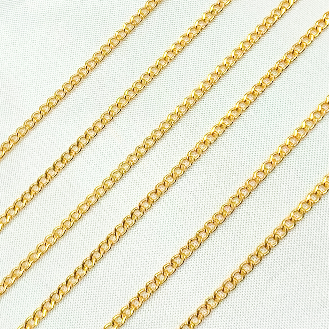 2015CHR. 14k Gold Filled Flat Curb Chain