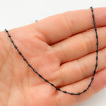 Load image into Gallery viewer, Black Rhodium Sterling Silver Satellite Necklace