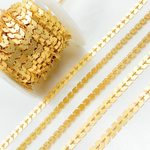 Load image into Gallery viewer, X6GPM. Gold Plated 925 Sterling Silver Chevron Chain