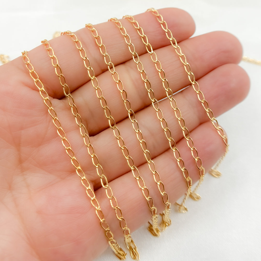 2007CHR. 14k Gold Filled Cable Link Chain