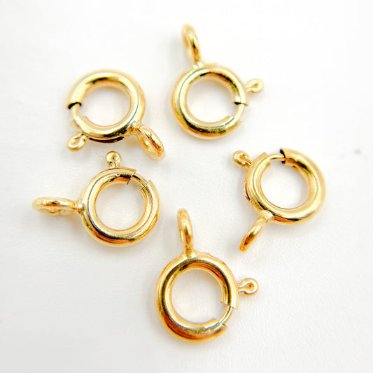 7mm Gold Filled Spring Ring