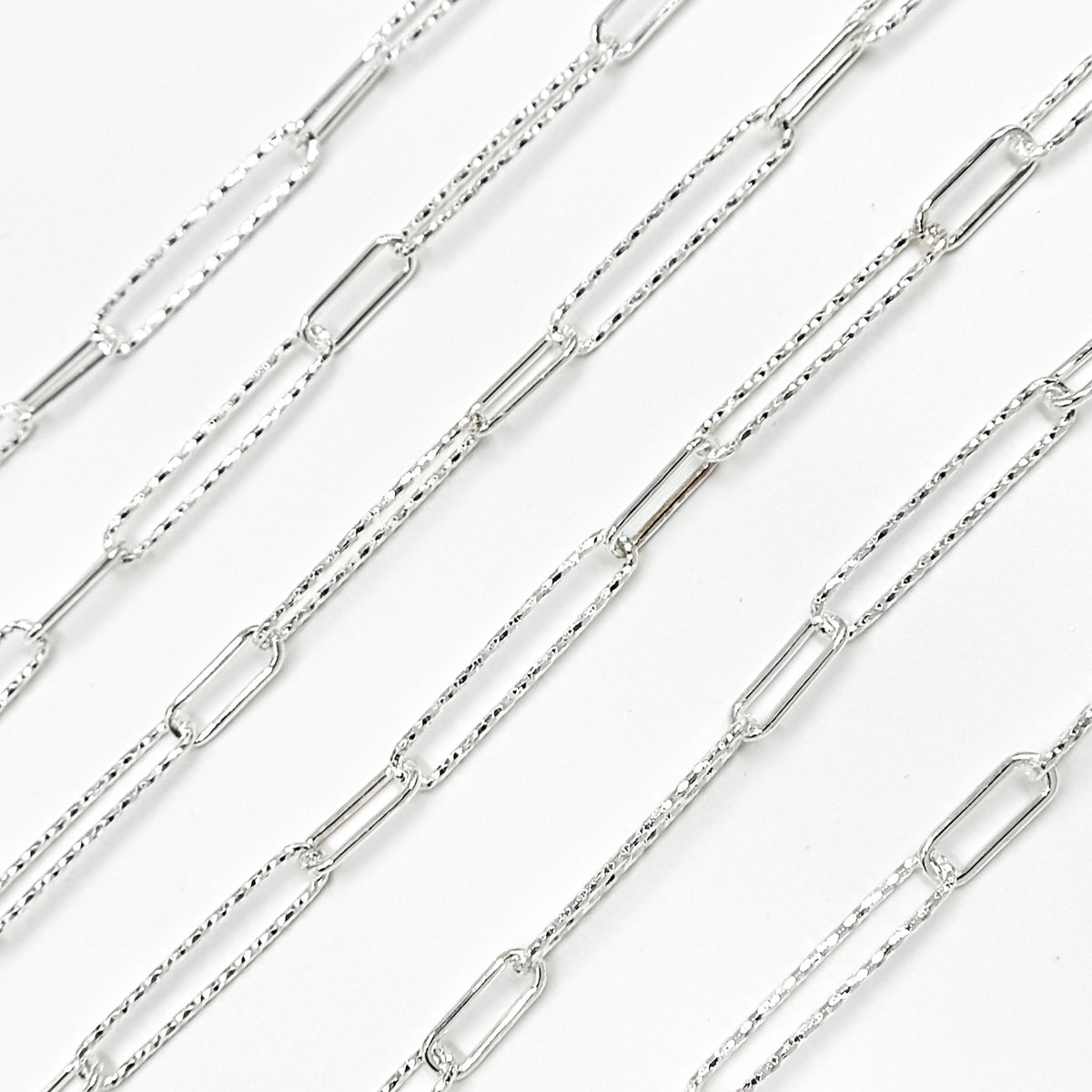 Sterling Silver Paperclip Chain
