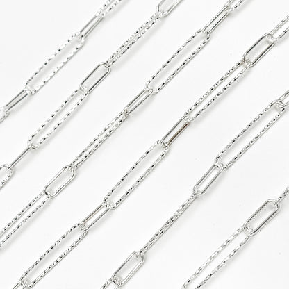 Sterling Silver Paperclip Chain