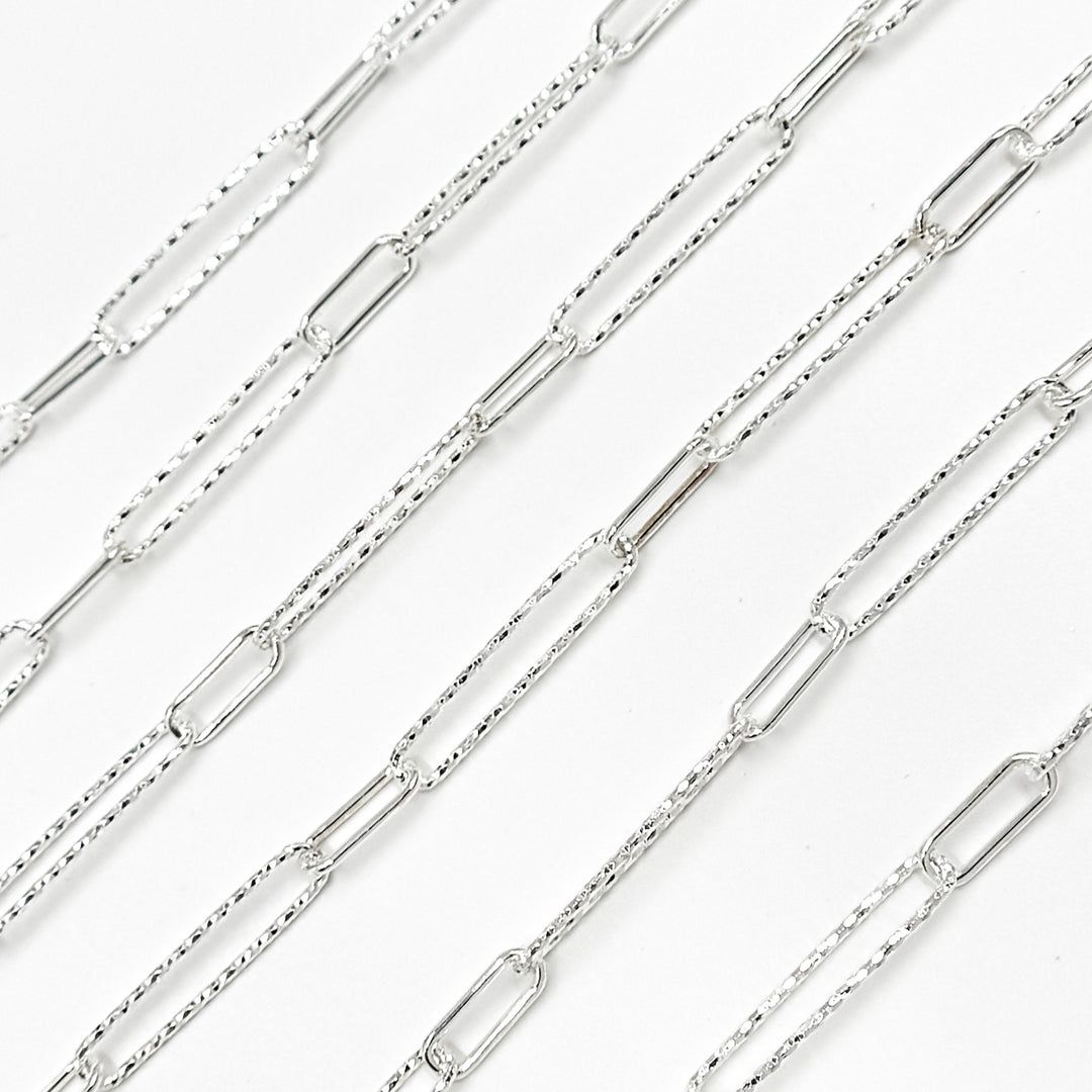 V3SS. Sterling Silver Paperclip Chain