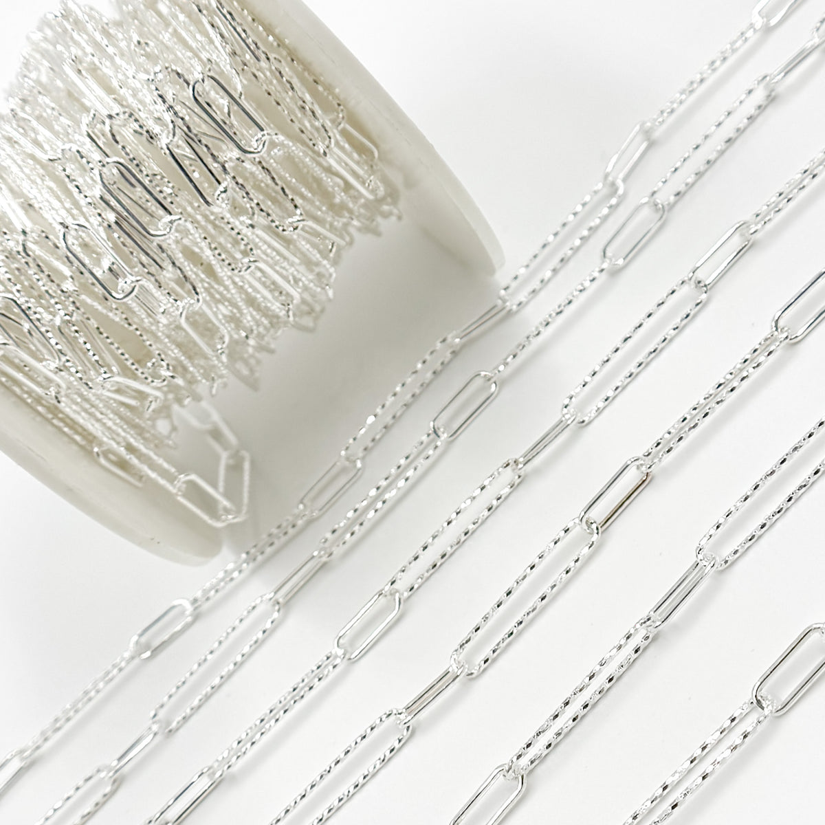 Sterling Silver Paperclip Chain