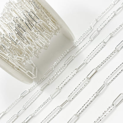 Sterling Silver Paperclip Chain