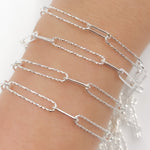 Load image into Gallery viewer, V3SS. Sterling Silver Paperclip Chain
