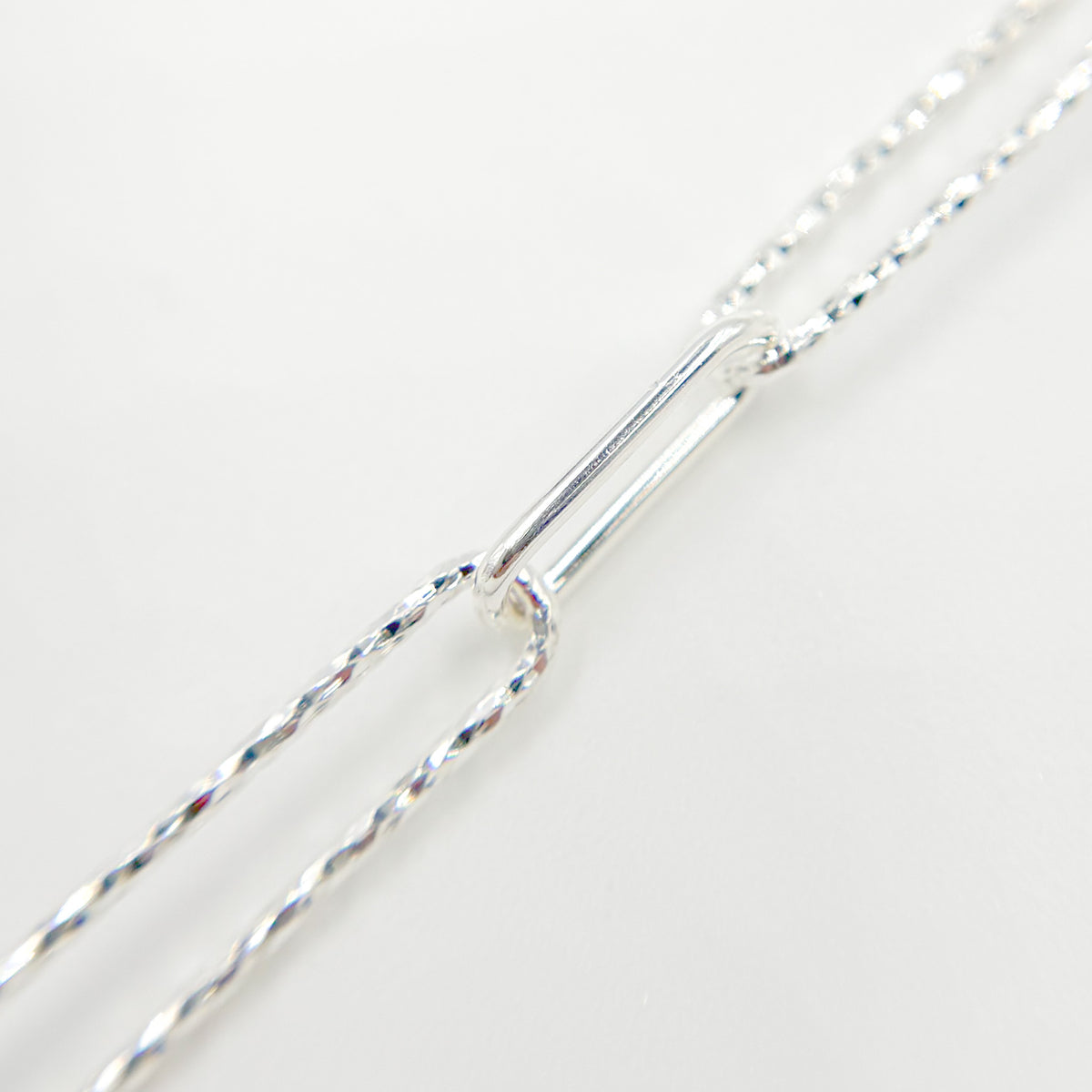 Sterling Silver Paperclip Chain