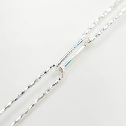 Sterling Silver Paperclip Chain