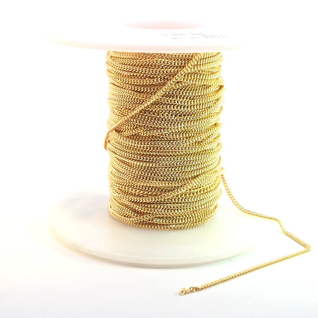 69GF. 14K Gold Filled Curb Chain