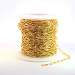 Load image into Gallery viewer, 2903LGF. 14K Gold Filled Hammered Paperclip Chain