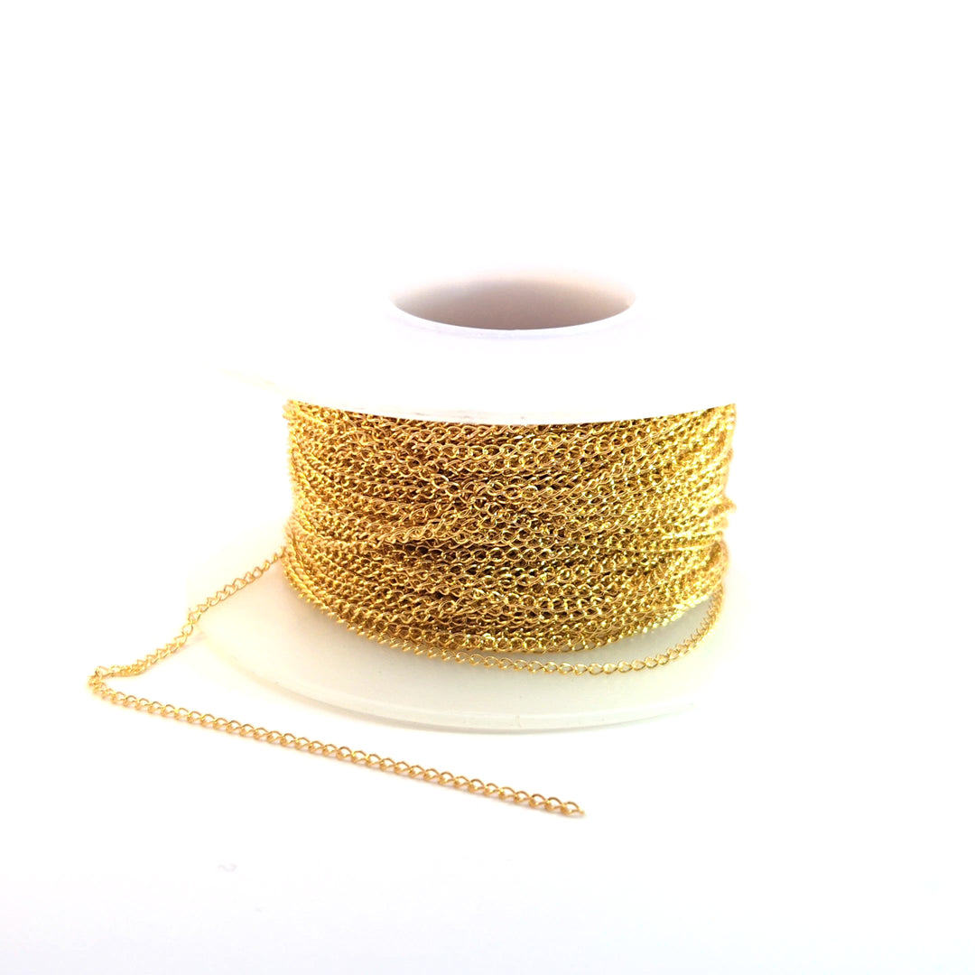 V206GF. 14k Yellow Gold Filled Cable Chain