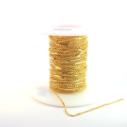 1399GF. 14K Gold-Filled Cable and Bars Chain