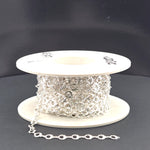 Load image into Gallery viewer, V20DCSS. Sterling Silver Diamond Cut Circle Link