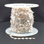 Load image into Gallery viewer, X34SS.  Sterling Silver Diamond Cut Circle Link Chain