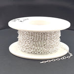 Load image into Gallery viewer, V190SS. Sterling Silver Smooth Oval Link Chain