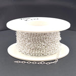 Load image into Gallery viewer, V190SS. Sterling Silver Smooth Oval Link Chain