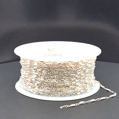 1121SS. Sterling Silver Satellite Bar Link Chain