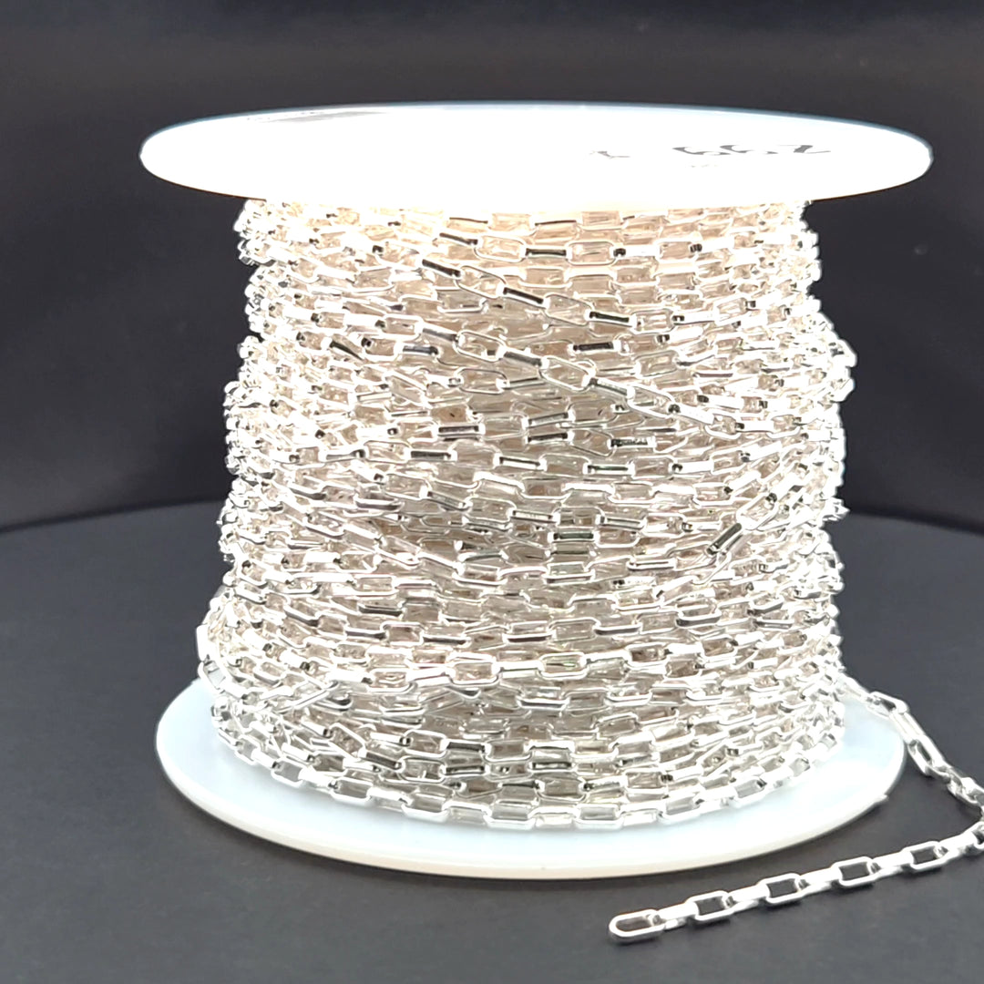 Z99SS. Sterling Silver Smooth Box Link Chain
