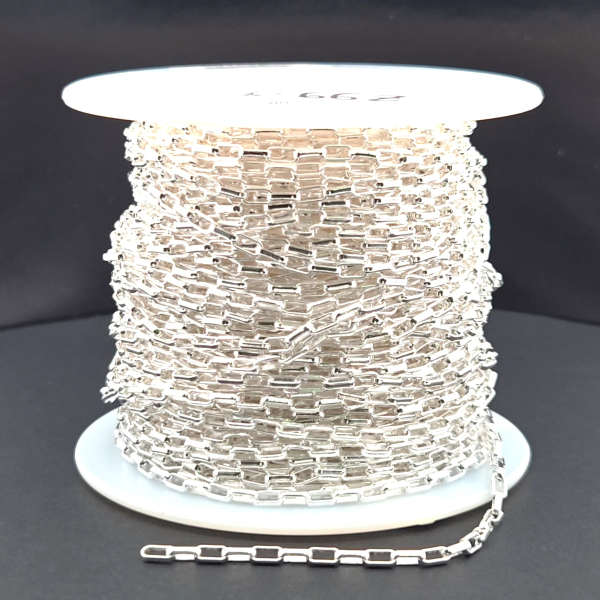 Z99SS. Sterling Silver Smooth Box Link Chain