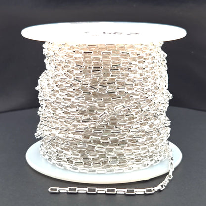Z99SS. Sterling Silver Smooth Box Link Chain