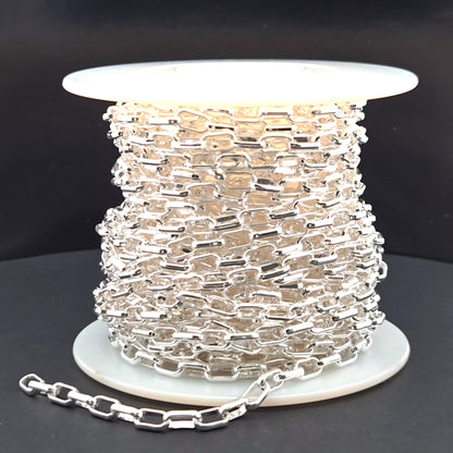 Z86SS. 925 Sterling Silver Smooth Box Chain