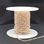 Load image into Gallery viewer, XM3331CTT. Gold Filled and Sterling Silver Long and Short Curb Link Chain