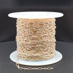 Load image into Gallery viewer, XM/1023. Two Tone Oval and Round Links Chain