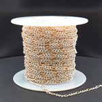 Load image into Gallery viewer, 2431CTT. Gold Filled and Sterling Silver Figaro Style Chain
