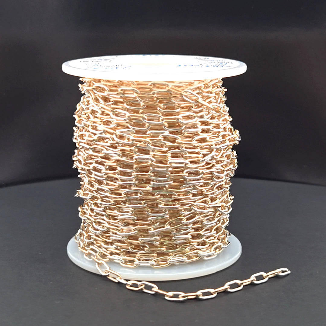 XM/3106XETT. 14k Gold Filled Smooth Paperclip Link Chain