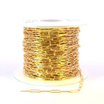 Load image into Gallery viewer, V205GF. 14k Yellow Gold Filled Smooth Paperclip Link Chain