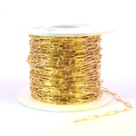 Load image into Gallery viewer, V205GF. 14k Yellow Gold Filled Smooth Paperclip Link Chain