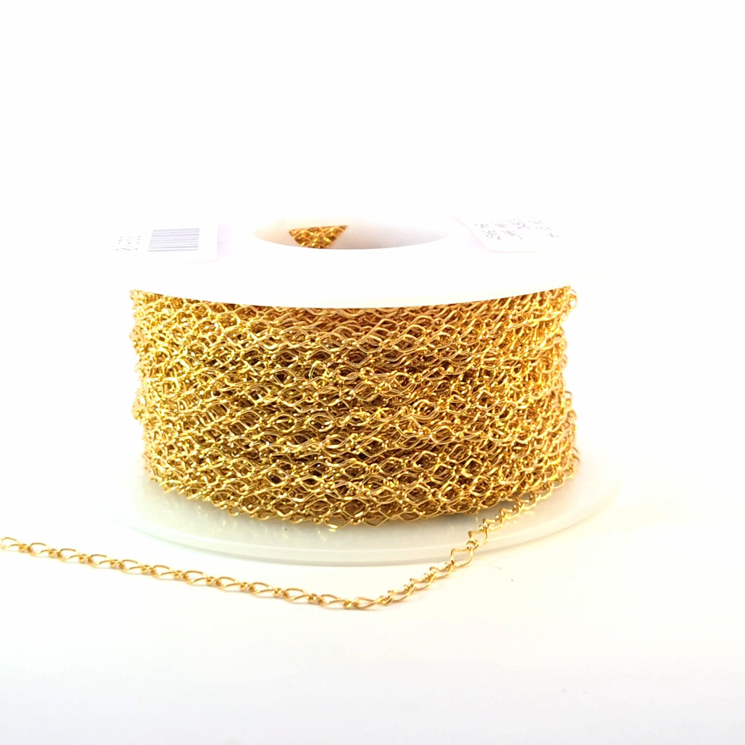 16MQGF. 14K Gold Filled Rhomb Link Chain
