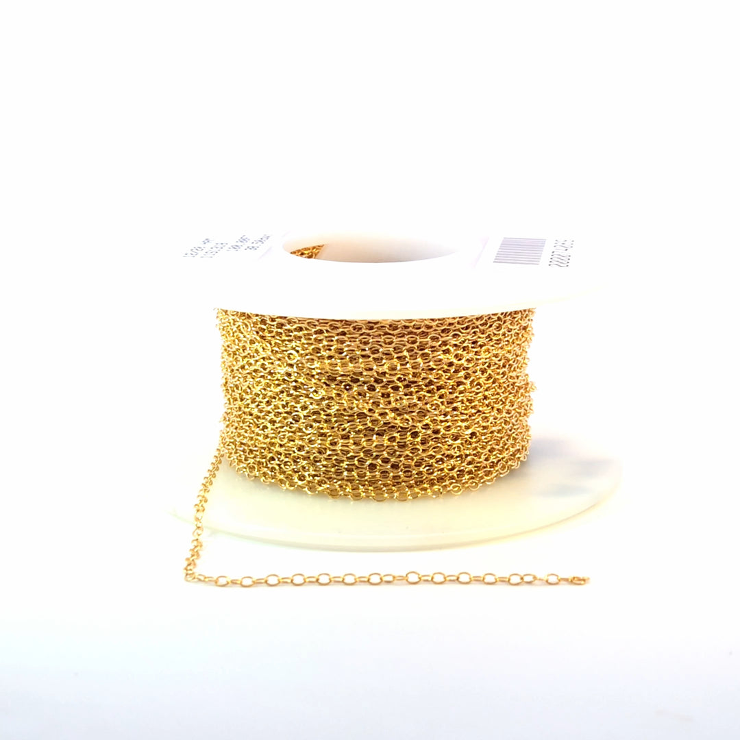 1318GF. 14K Gold-Filled Cable Chain