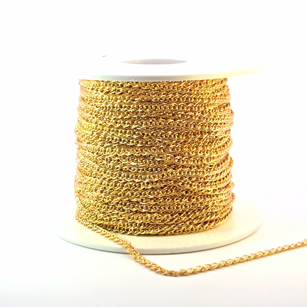 V284GF. 14k Gold Filled Double Curb Chain