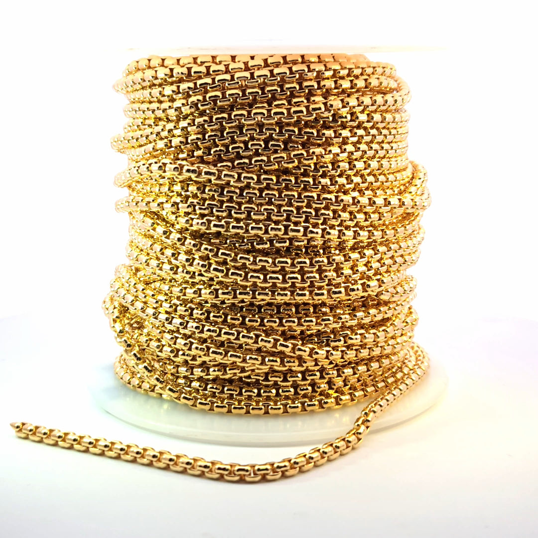 420GF. 14k Gold Filled Smooth Box Chain