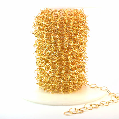 886GF. 14K Gold Filled Round Link Chain