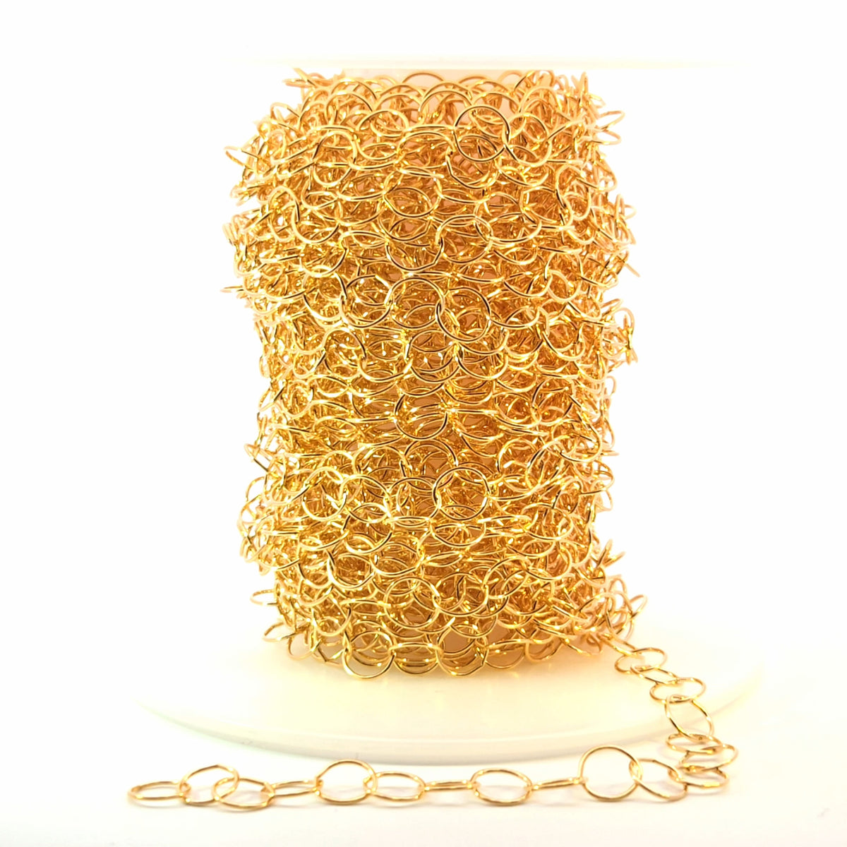 886GF. 14K Gold Filled Round Link Chain