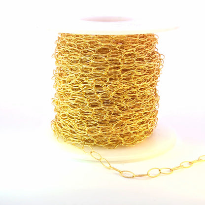 791TWGF. 14k Gold Filled Twisted Oval Link Chain