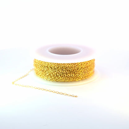1018FGF. 14k Gold Filled Flat Cable Chain