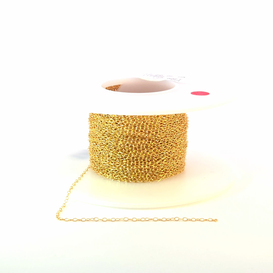 822GF. 14K Gold Filled Cable Chain