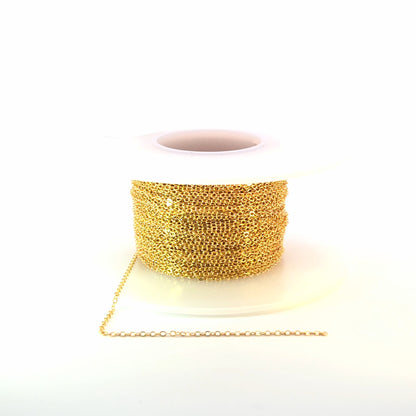 1025FGF. 14K Gold-Filled Flat Cable Chain