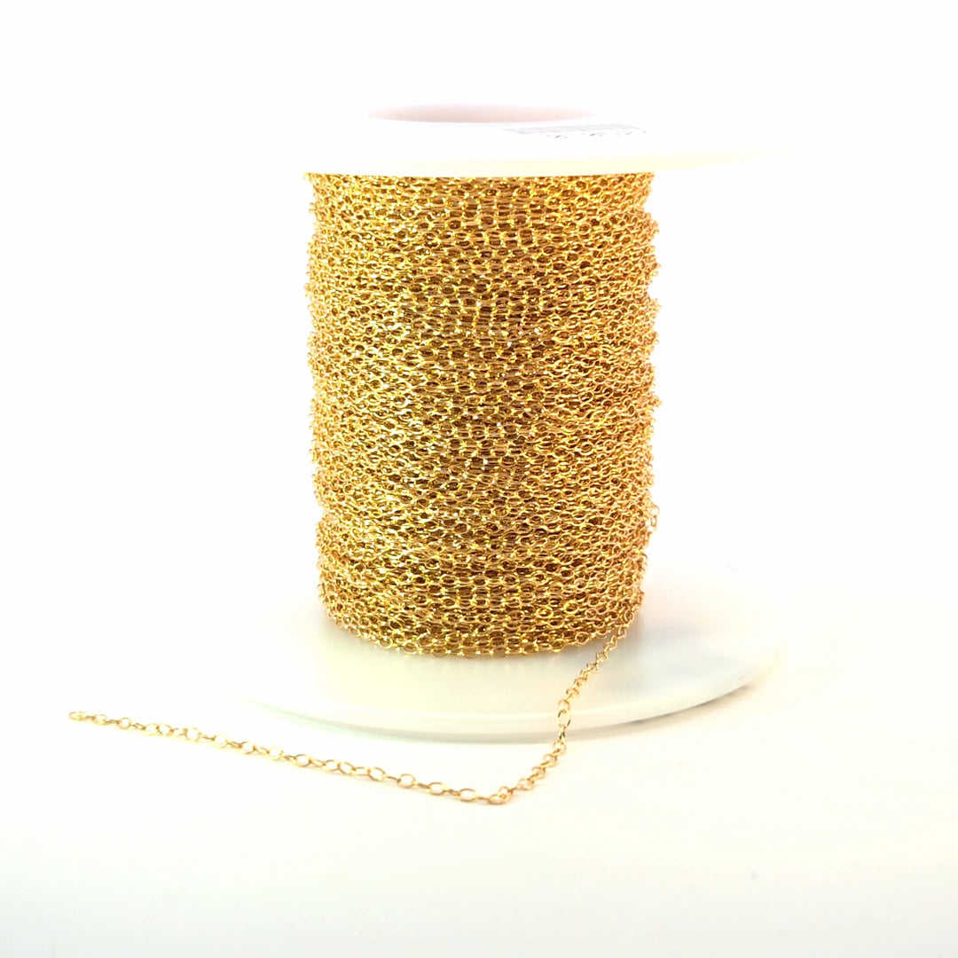 1120GF. 14k Gold-Filled Smooth Cable Chain