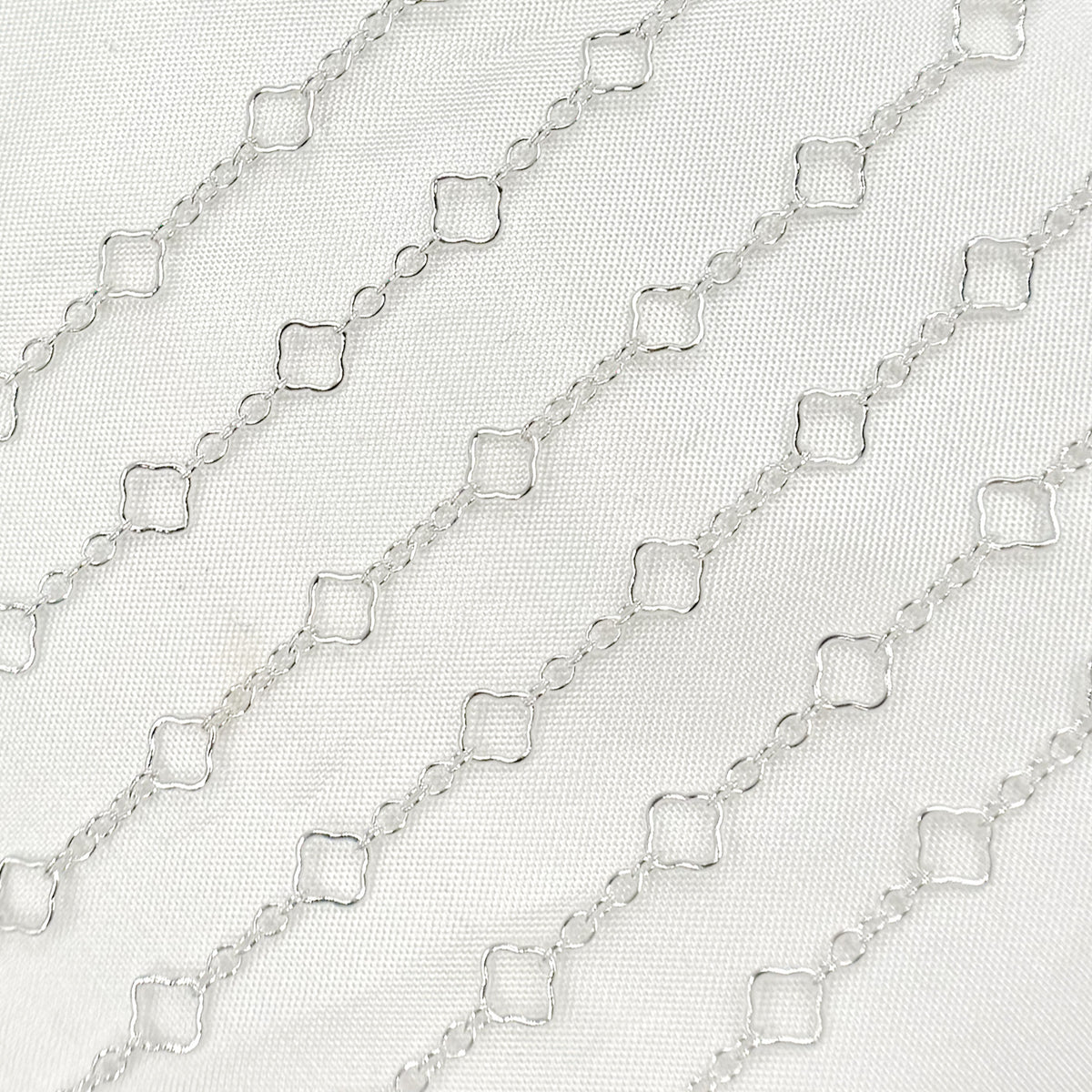 Sterling Silver Clover Link Chain
