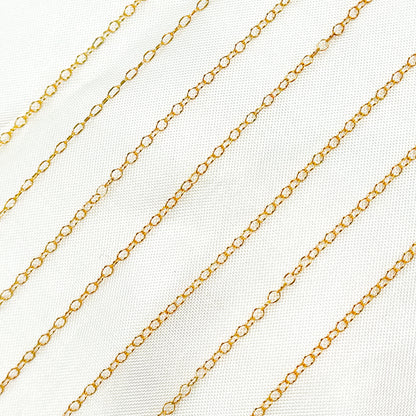 14K Gold-Filled Smooth Cable Chain
